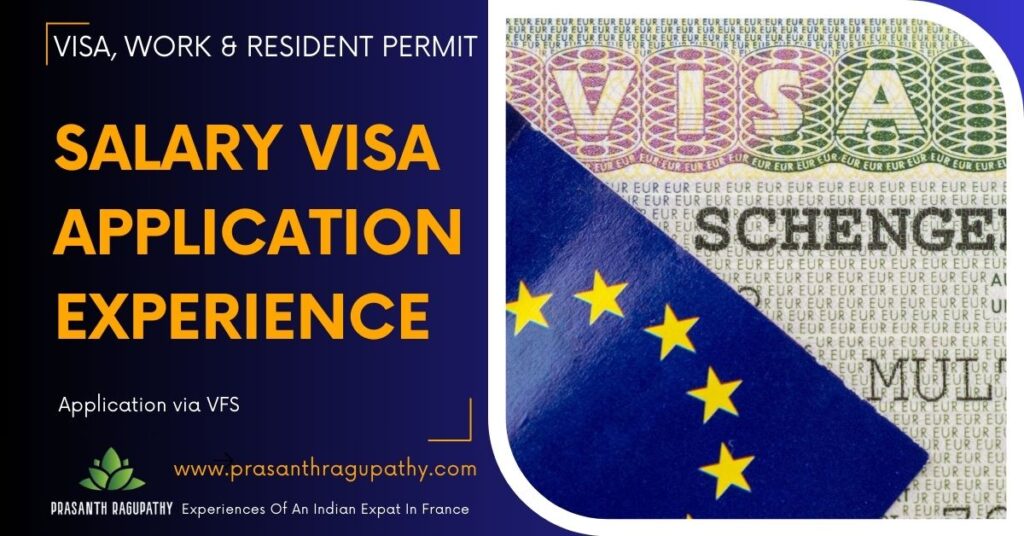 salary visa Application Experience 2023