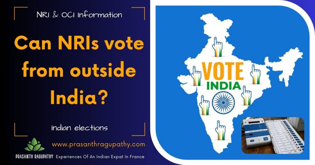 Can NRIs vote from outside India_Indian elections