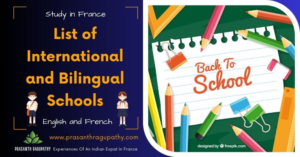 List of International and Bilingual Schools in France