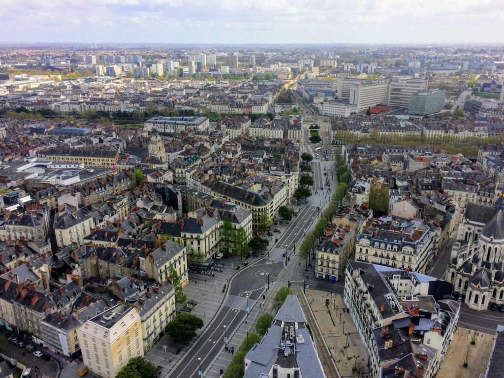 Nantes city center