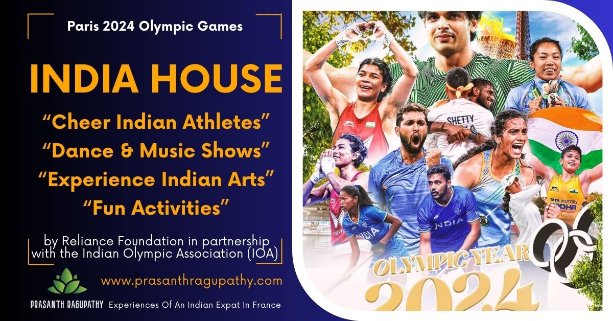 Paris 2024 Olympics India House Celebrating India at Oympics Games