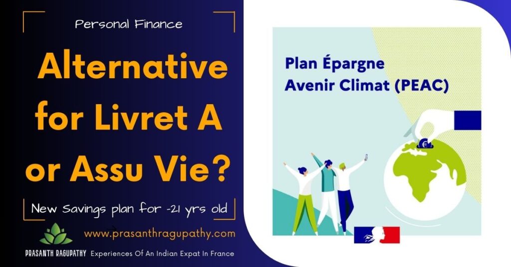 Plan épargne avenir climat (PEAC)_An alternative for Livret A or Assurance Vie?