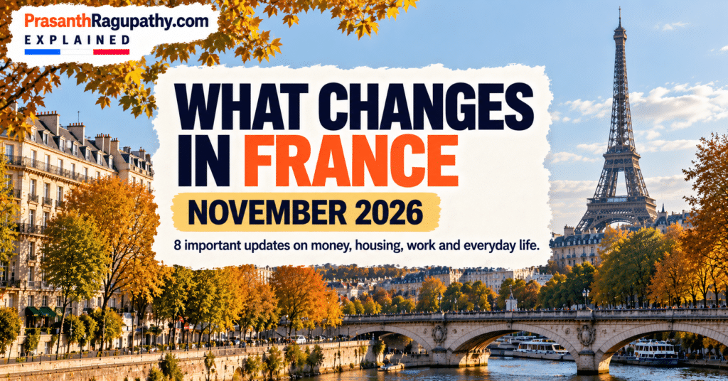 What chnages in France in Novermber 2026?